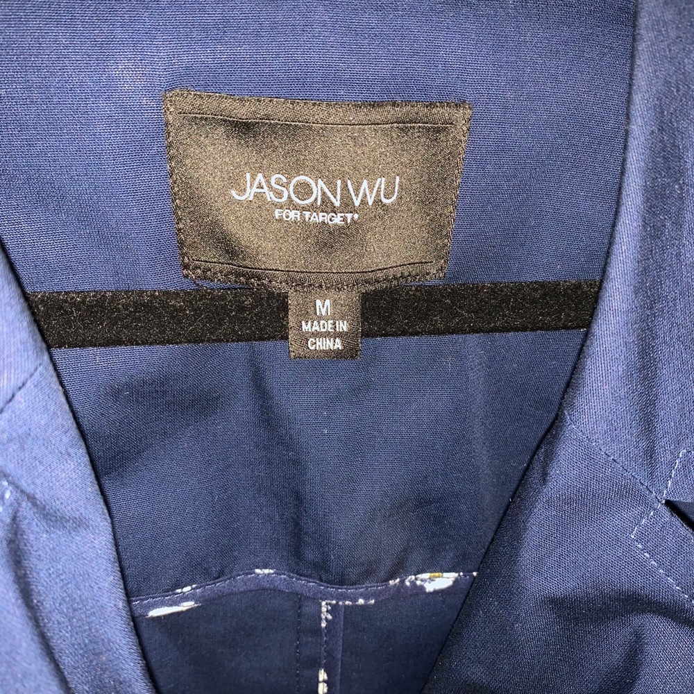 Navy blue trench Jason Wu for Target